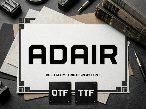 Adair: A Display Font That Commands Attention in Every Campaign