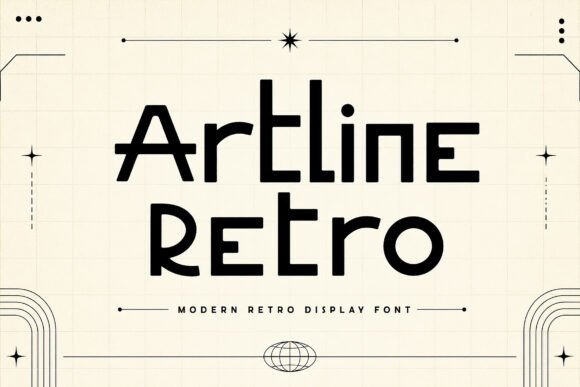 Artline Retro: Modern Retro Display Font for Web Design