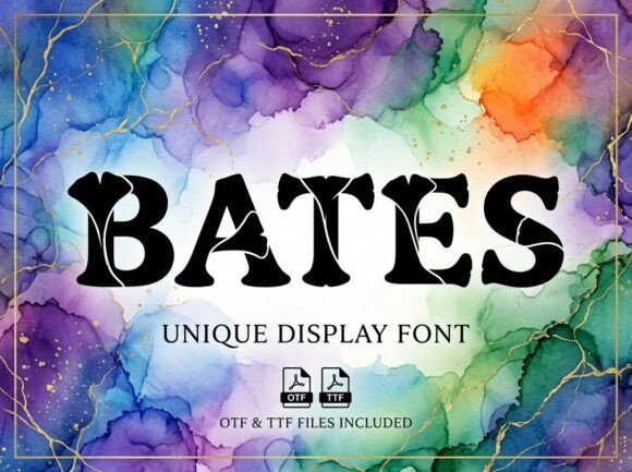 Bates: A Display Font That Commands Attention—Strategically