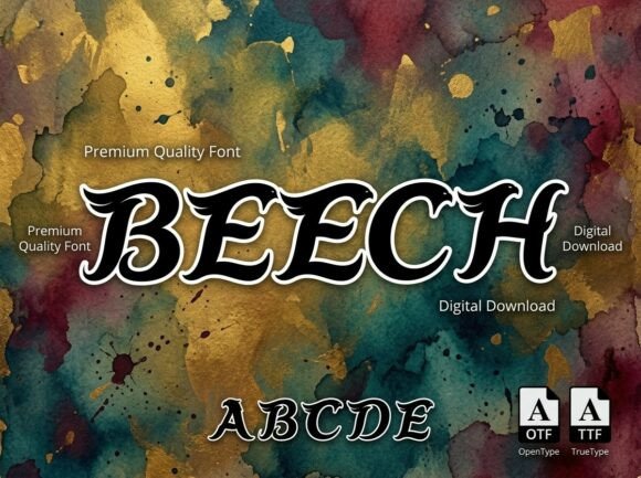 Beech: A Display Font That Lifts Your Brand Identity