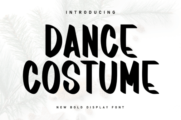 Dance Costume: A Handwritten Font That Brings Warmth to Handmade Products