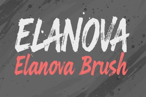 Elanova Brush: A Hand-Painted Typeface for Memorable Branding