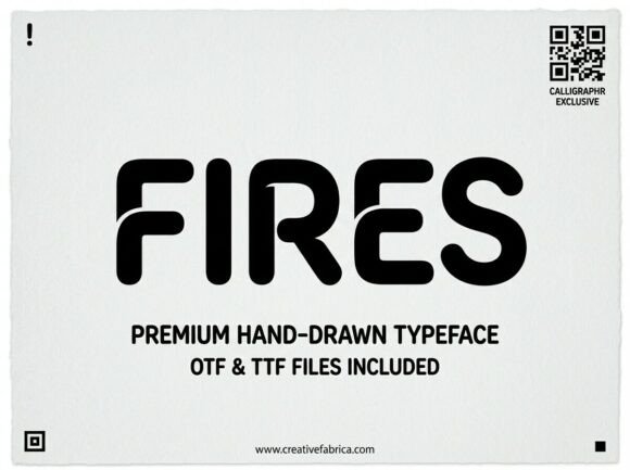 Fires: A Display Font That Ignites Editorial Presence
