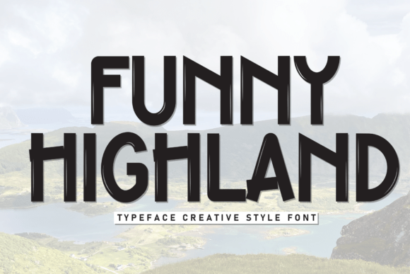 Funny Highland: A Condensed Display Font for Editorial Design