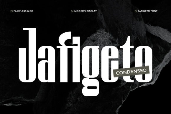 Jafigeto Review: A Tall Display Typeface for Bold Headlines