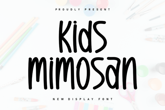 Kids Mimosan: A Playful Handwritten Font for Creative Makers