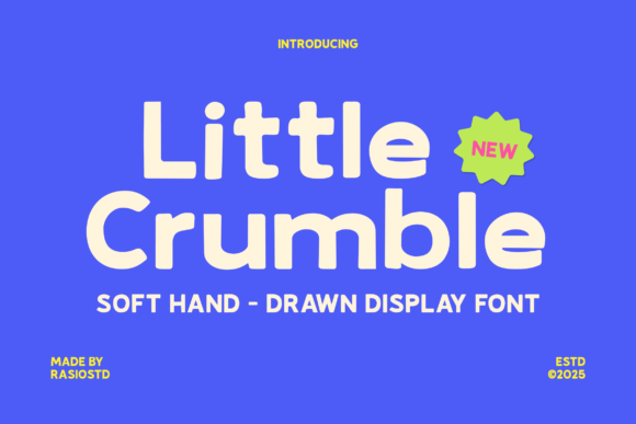 Little Crumble: A Playful Display Font for Handmade Charm