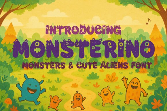 Monsterino Kid: A Playful Display Font That Builds Brand Charm