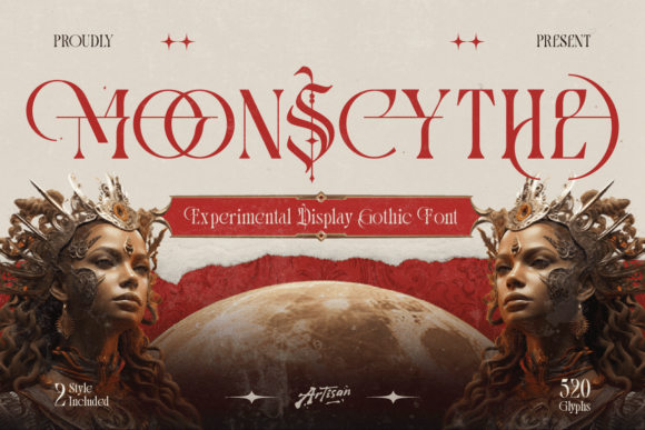 Moonscythe: A Gothic Display Font for Crafters