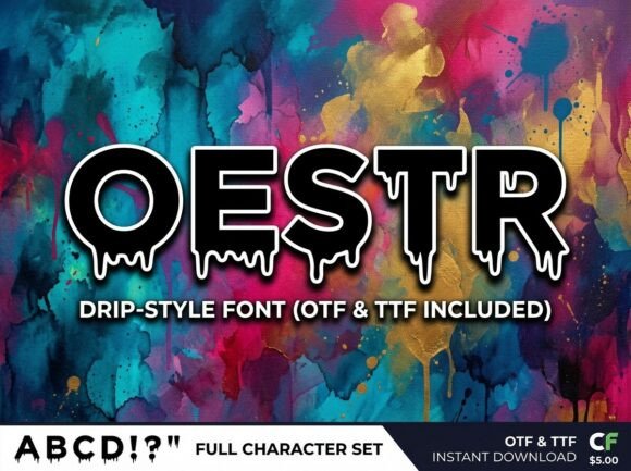 Oestr: A Display Font That Makes Your Brand Instantly Memorable