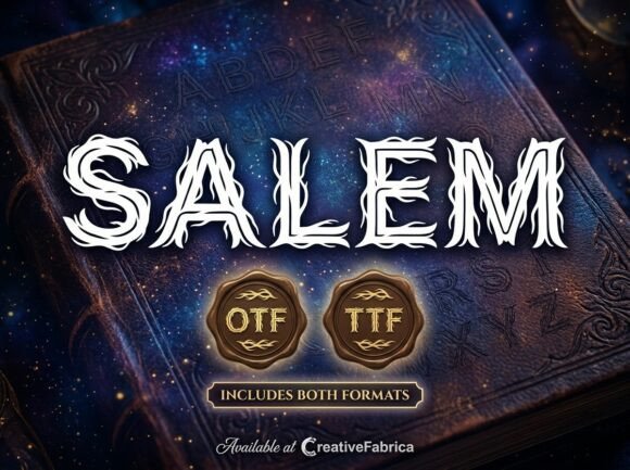 Salem Font: Bold Blackletter Magic for Handmade Brands