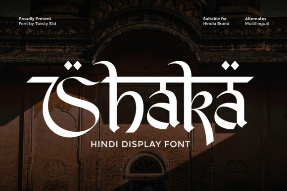 Shaka: A Display Font That Commands Attention