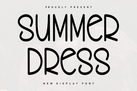 Summer Dress Font: A Handwritten Typeface Makers Will Love