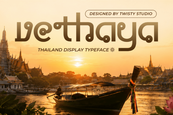 Vethaya: A Thai-Inspired Display Font for Creative Branding