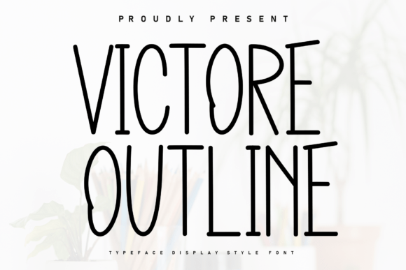Why Victore Outline Font Feels Right for Modern Web Design